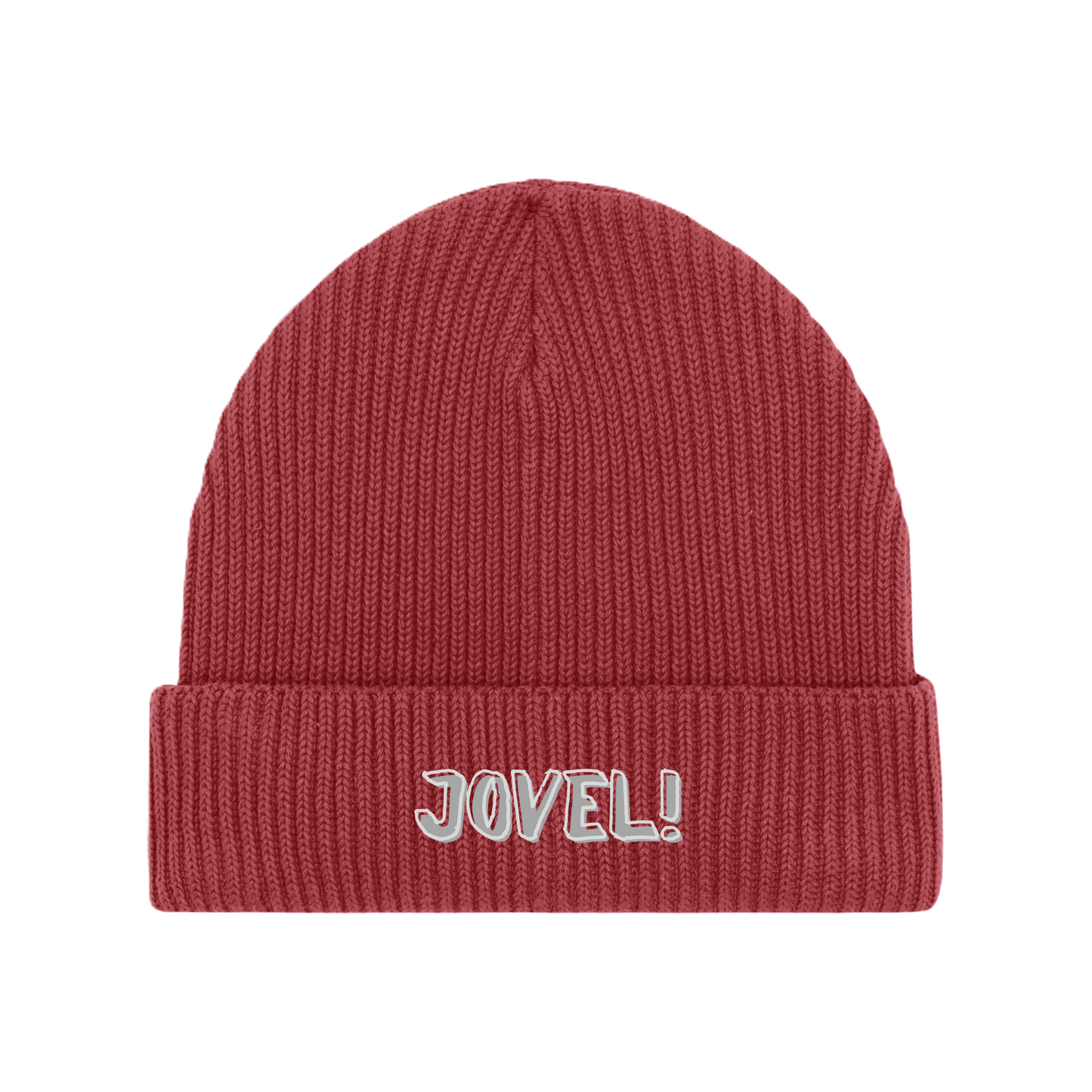 JOVEL! (Embroidered)- Organic Fisherman Beanie
