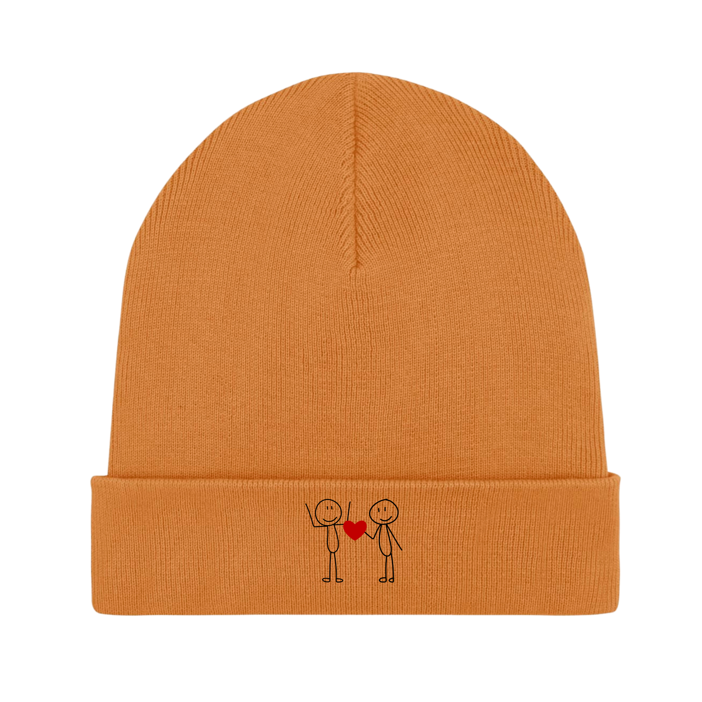STICKFIGURELOVE! (Stick) - Organic Rib Beanie