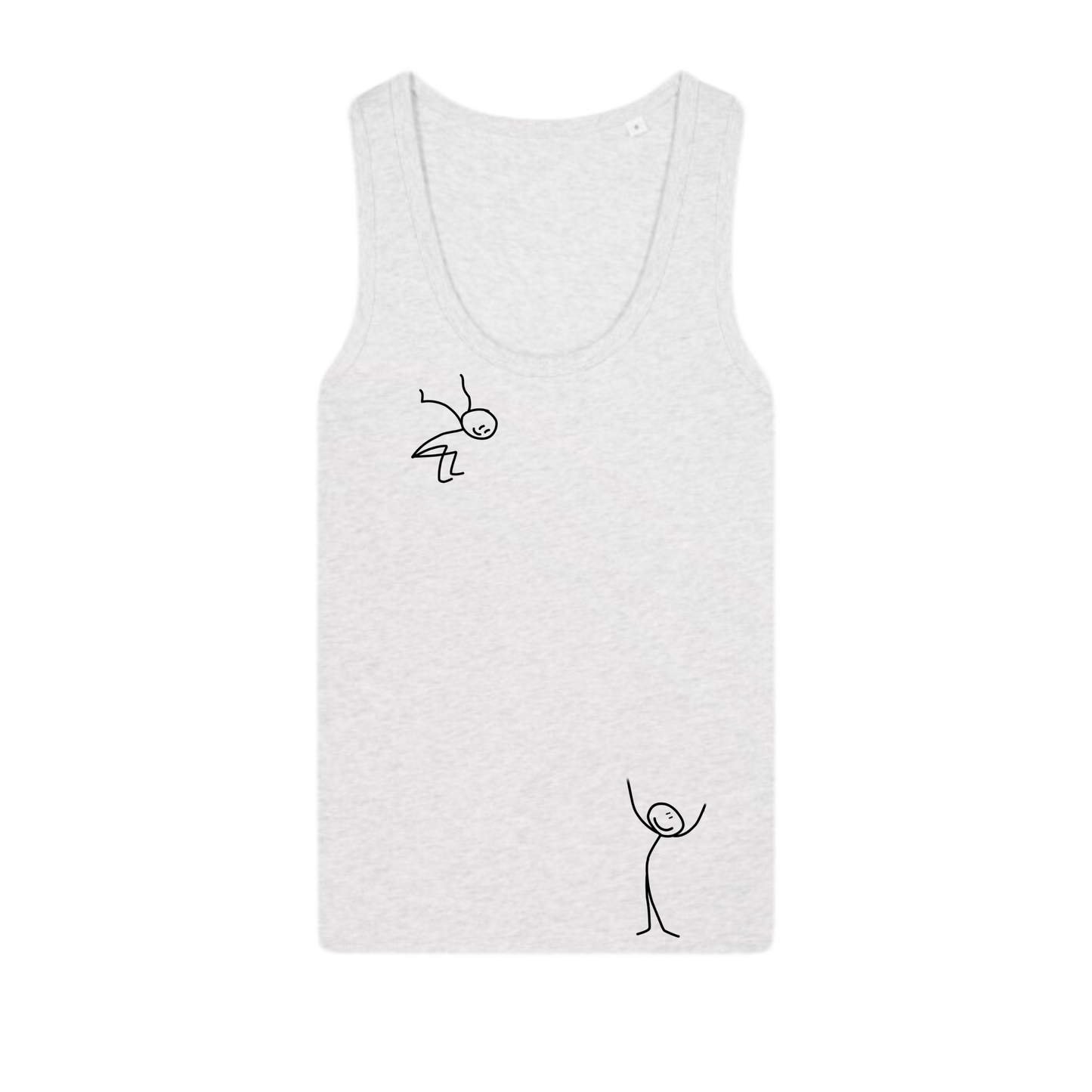 TRUSTME! (Stick) - Womens Organic Fitted Tank Top