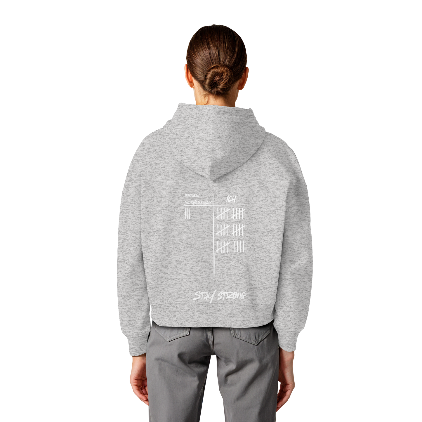STAYSTRONG! - Womens Organic Boxcut Hoodie