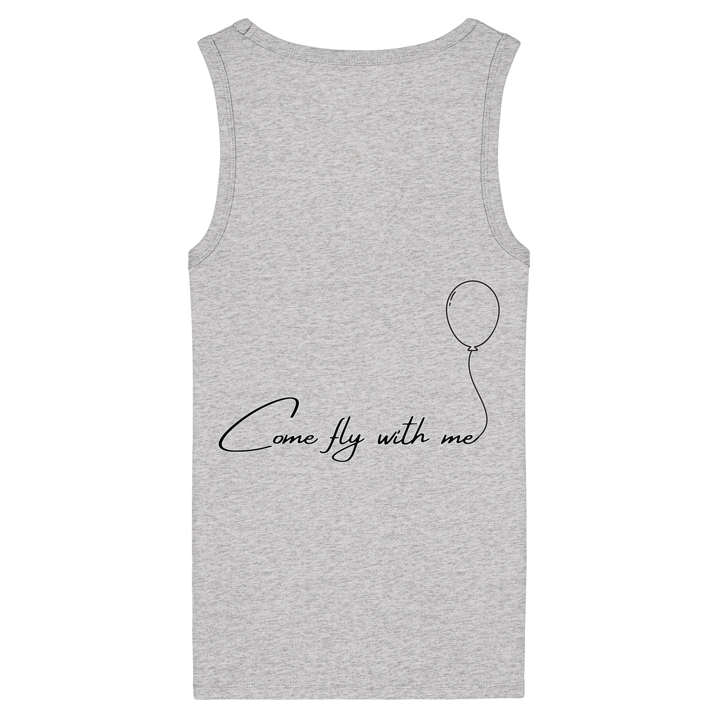 COMEFLYWITHME! - Women's Organic Fitted Tank Top