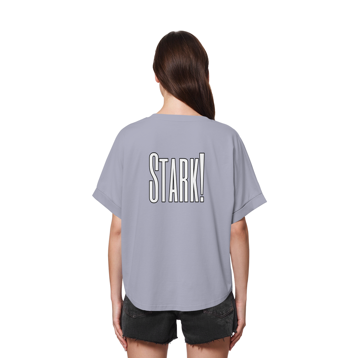 STRONG! - Women's Organic Rolled Sleeves T-Shirt