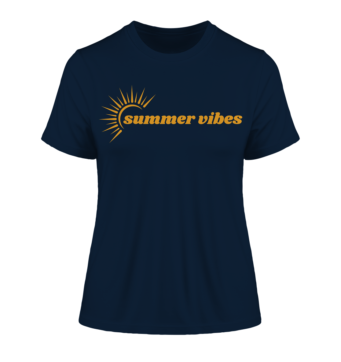 SUMMER VIBES! - Fitted Women's Organic Shirt