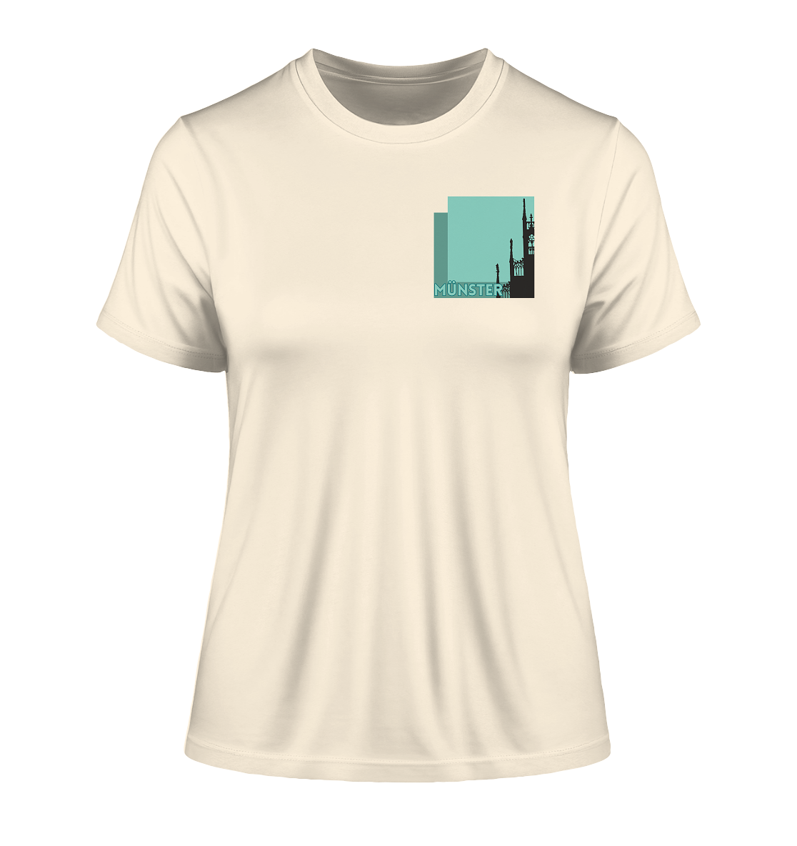 MÜNSTER SILHOUETTE! - Fitted Ladies Organic Shirt
