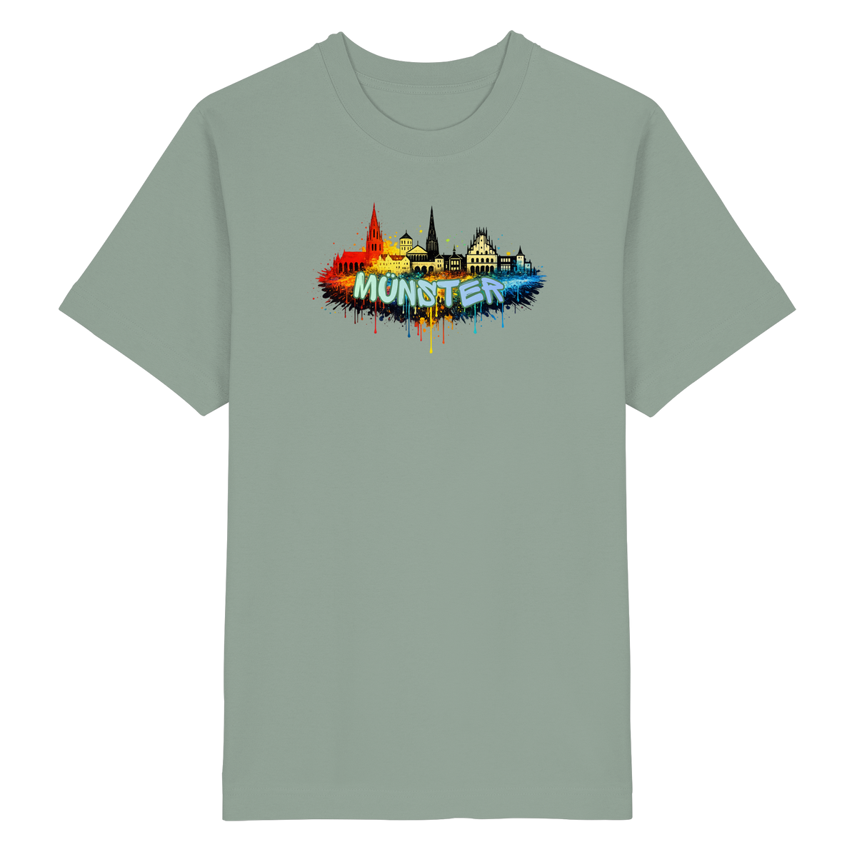 MÜNSTERSPRAY! - Heavy Oversized Organic Shirt