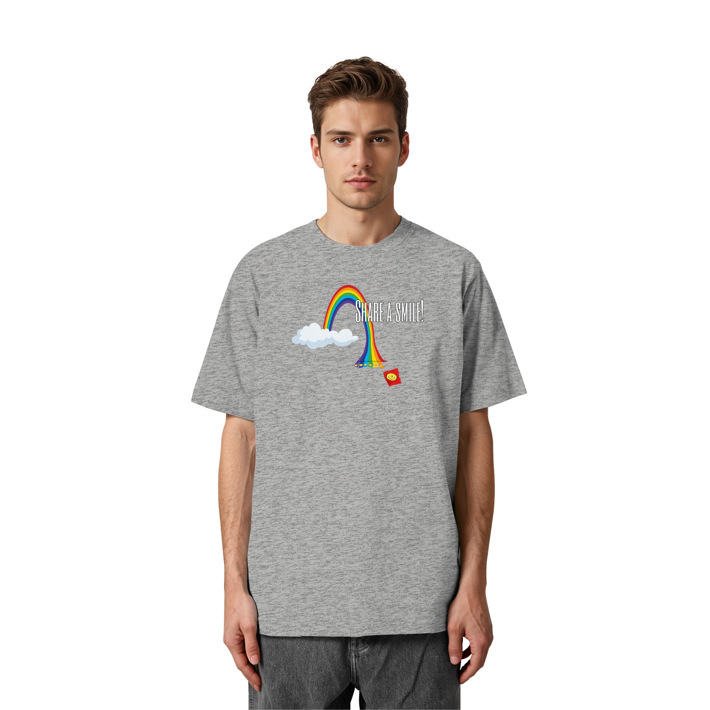 SHAREASMILE! - Heavy Oversized Organic Shirt