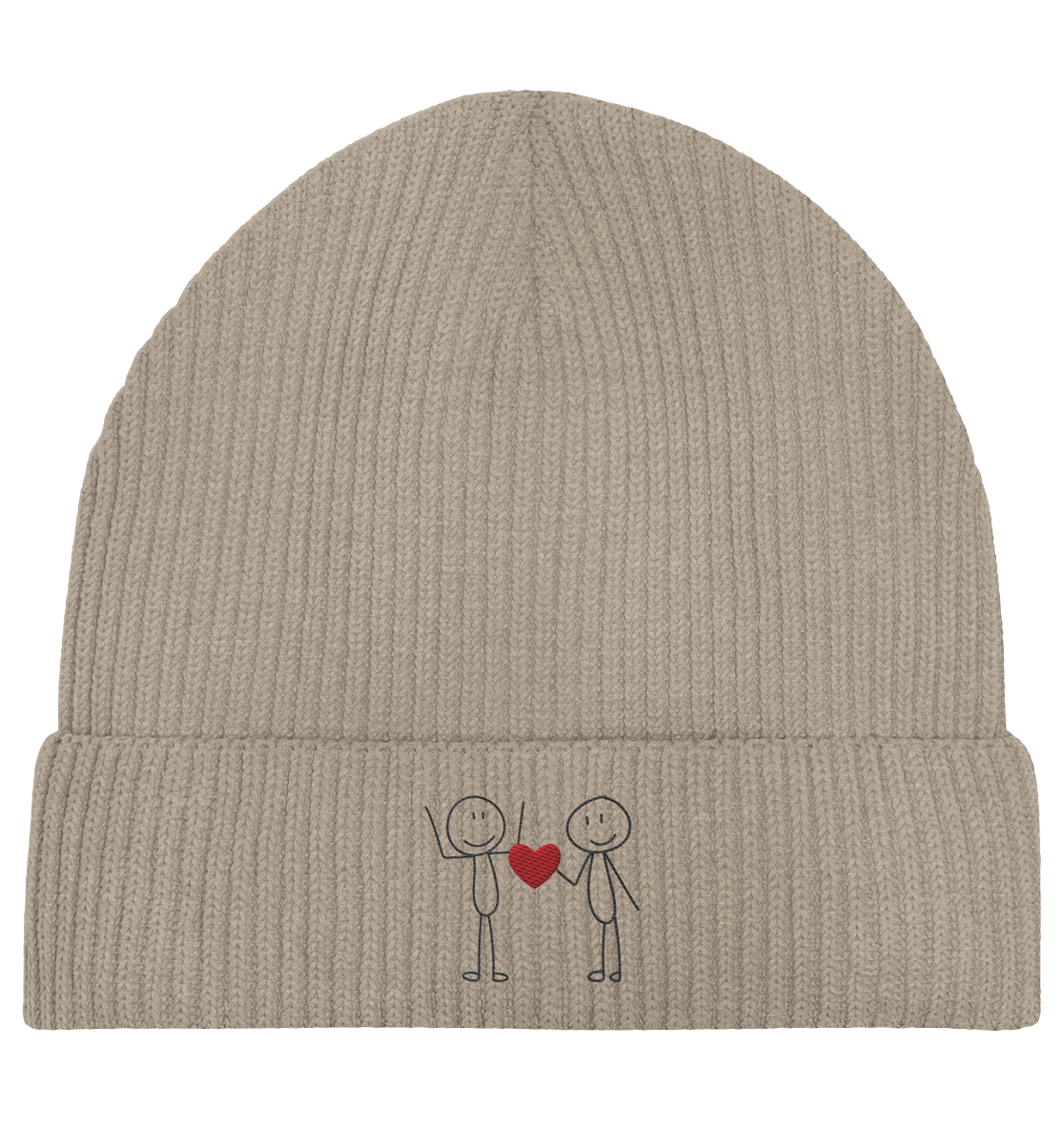 STICKFIGURELOVE! (Stick) - Organic Fisherman Beanie