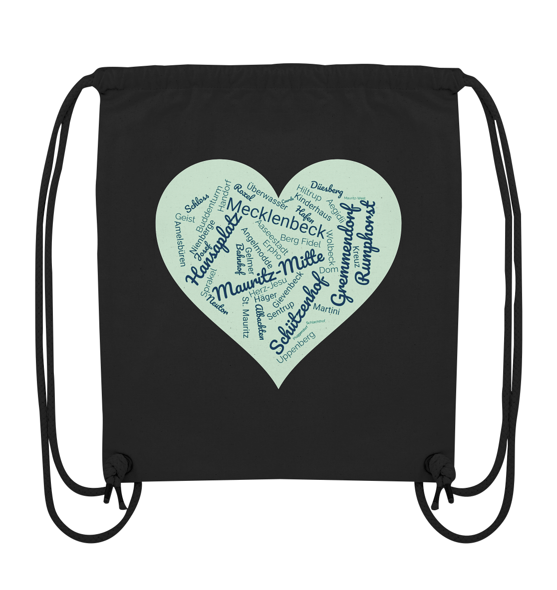 MÜNSTERHERZ! - Organic Gym-Bag