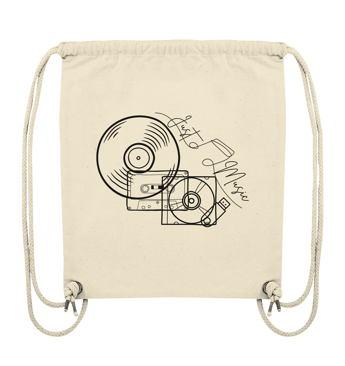 JUSTMUSIC! - Organic Gym Bag