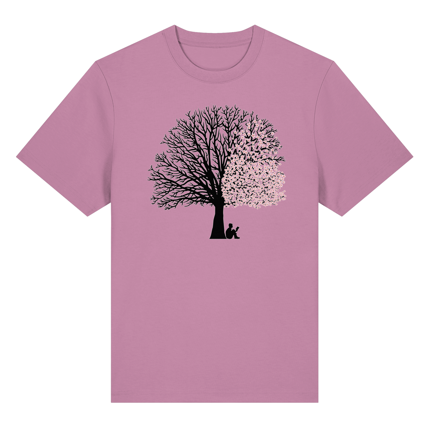 CHERRY BLOSSOM SHADOW! - Organic Heavy T-Shirt