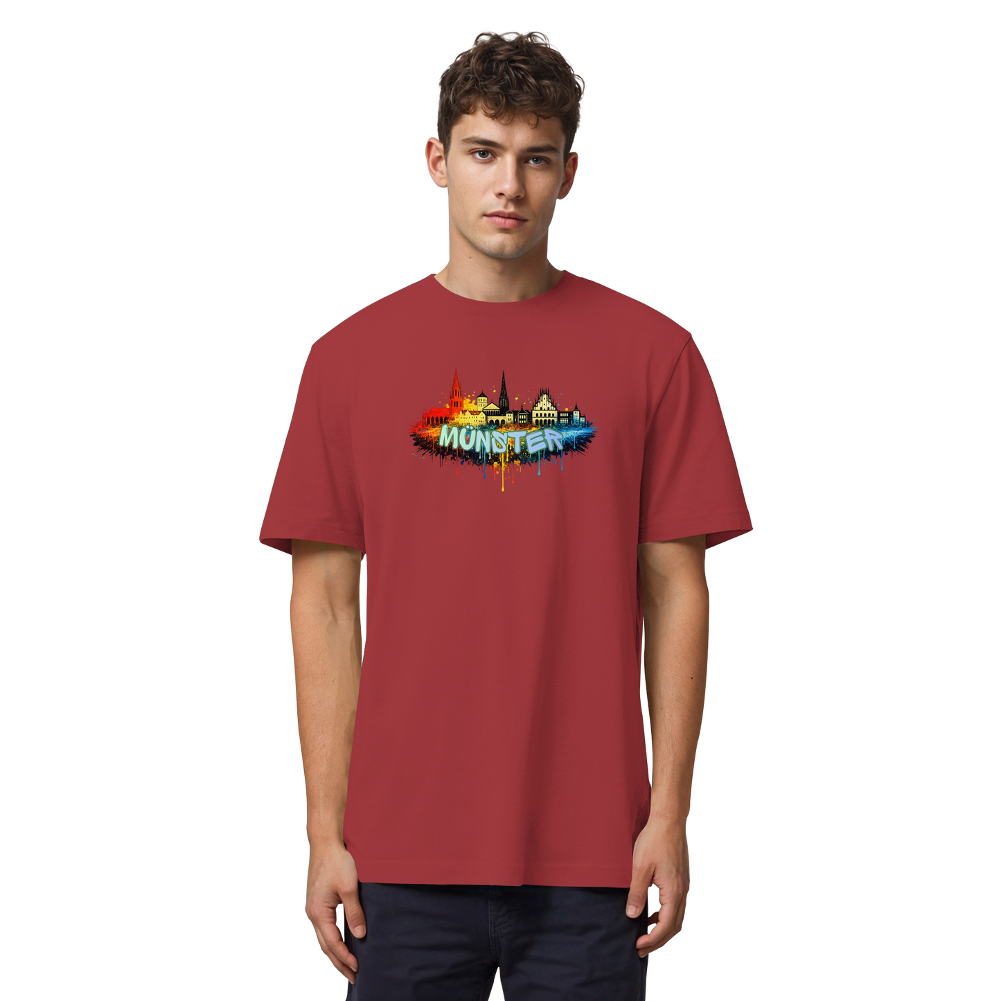 MÜNSTER SPRAY! - Organic Heavy T-Shirt