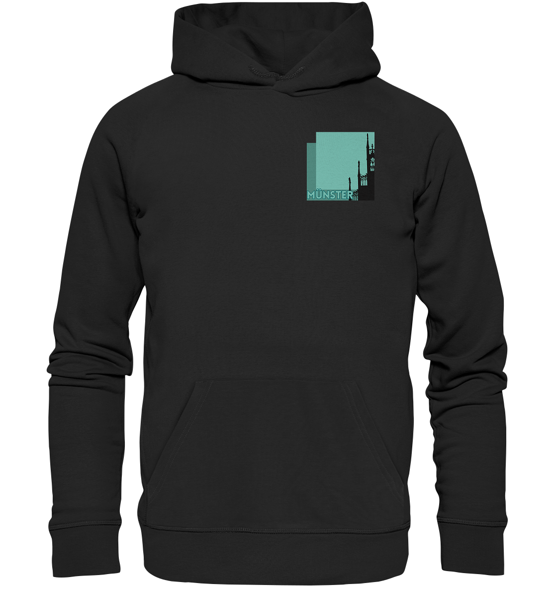 MÜNSTER SILHOUETTE! - Organic Hoodie