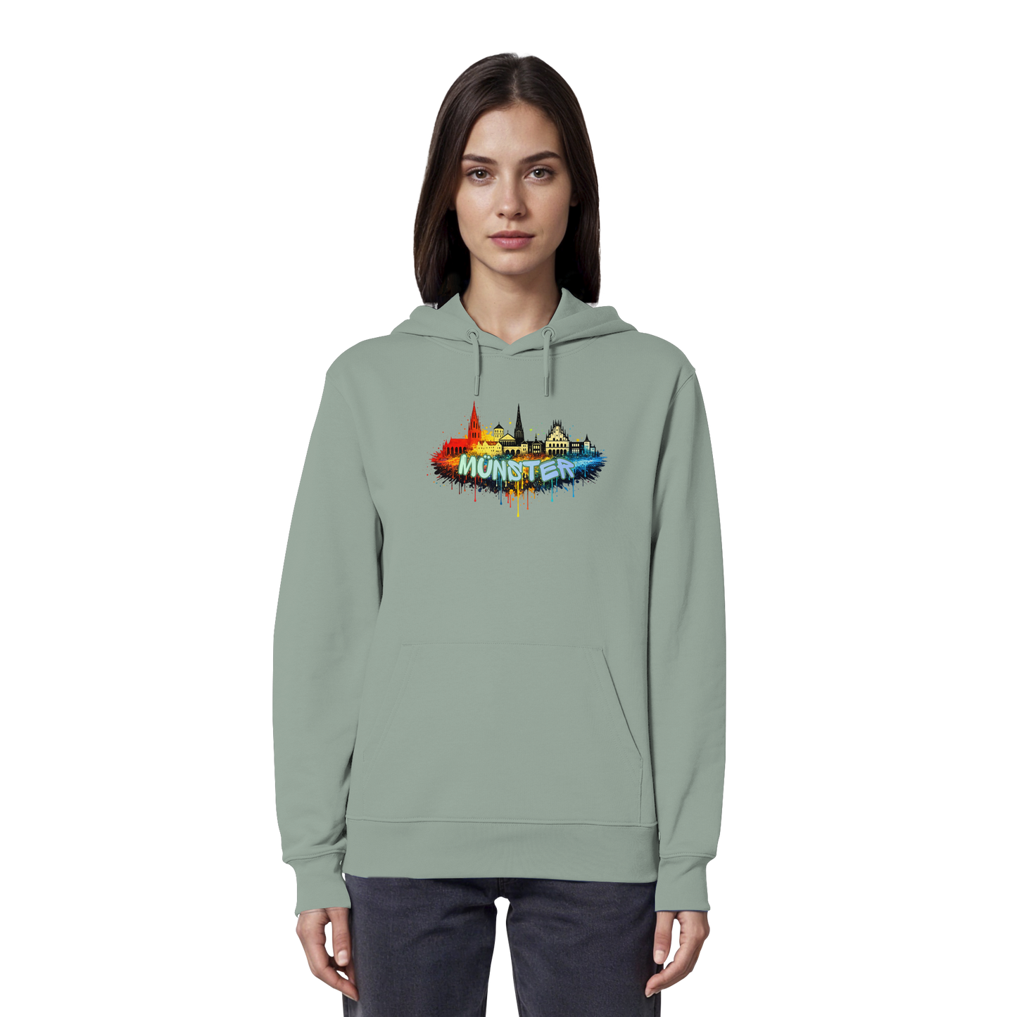 MÜNSTER SPRAY! - Organic Hoodie