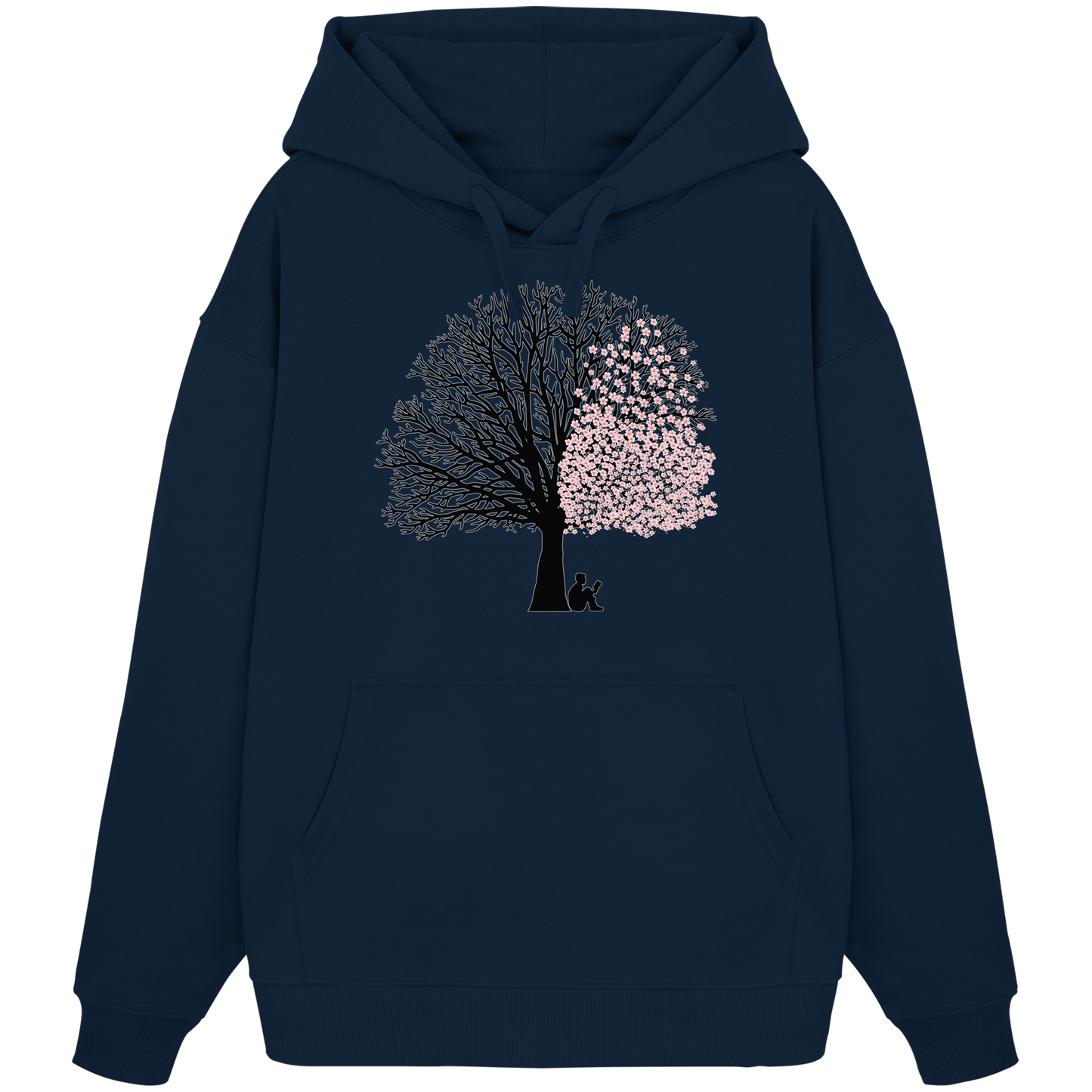 CHERRY BLOSSOM SHADOW! - Organic Oversize Hoodie