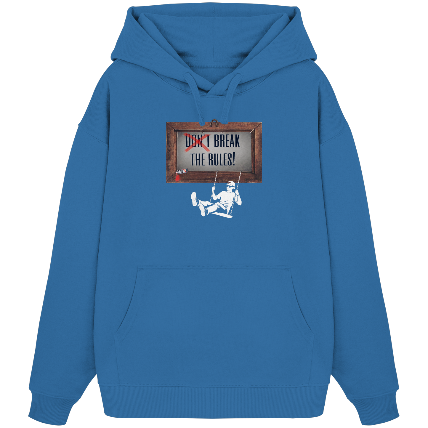 BREAKTHERULES! - Organic Oversize Hoodie