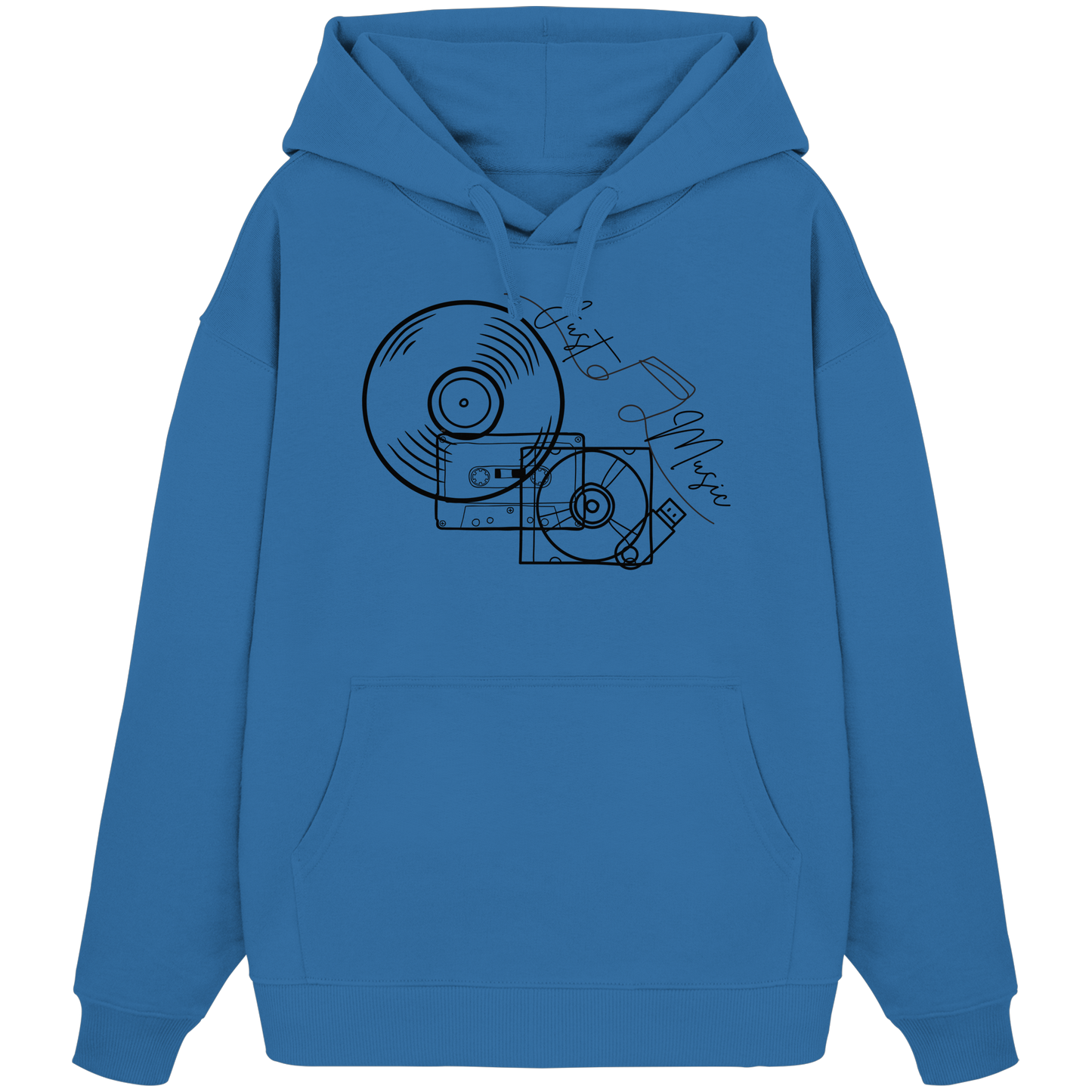 JUSTMUSIC! - Organic Oversize Hoodie