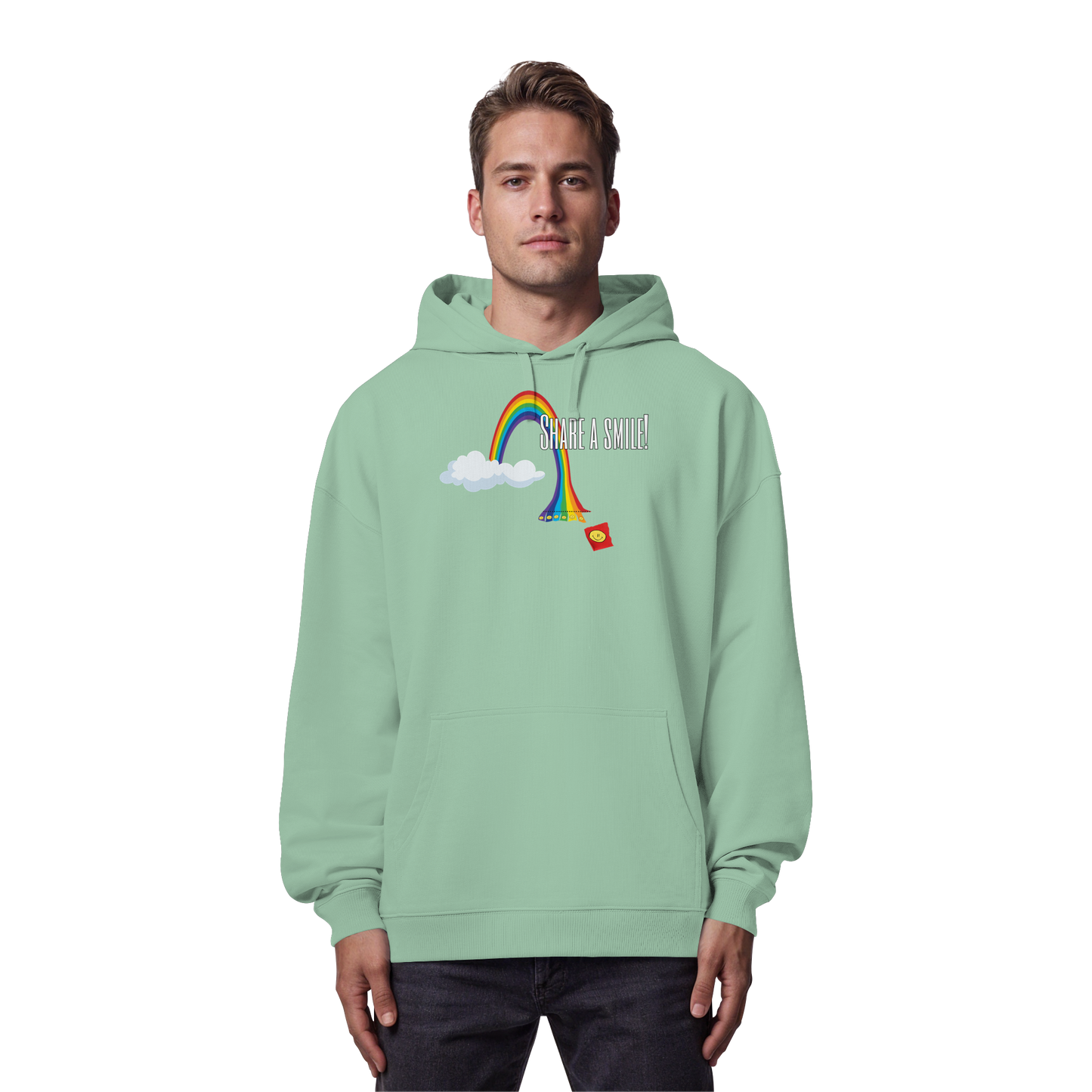 SHAREASMILE! - Organic Oversized Hoodie