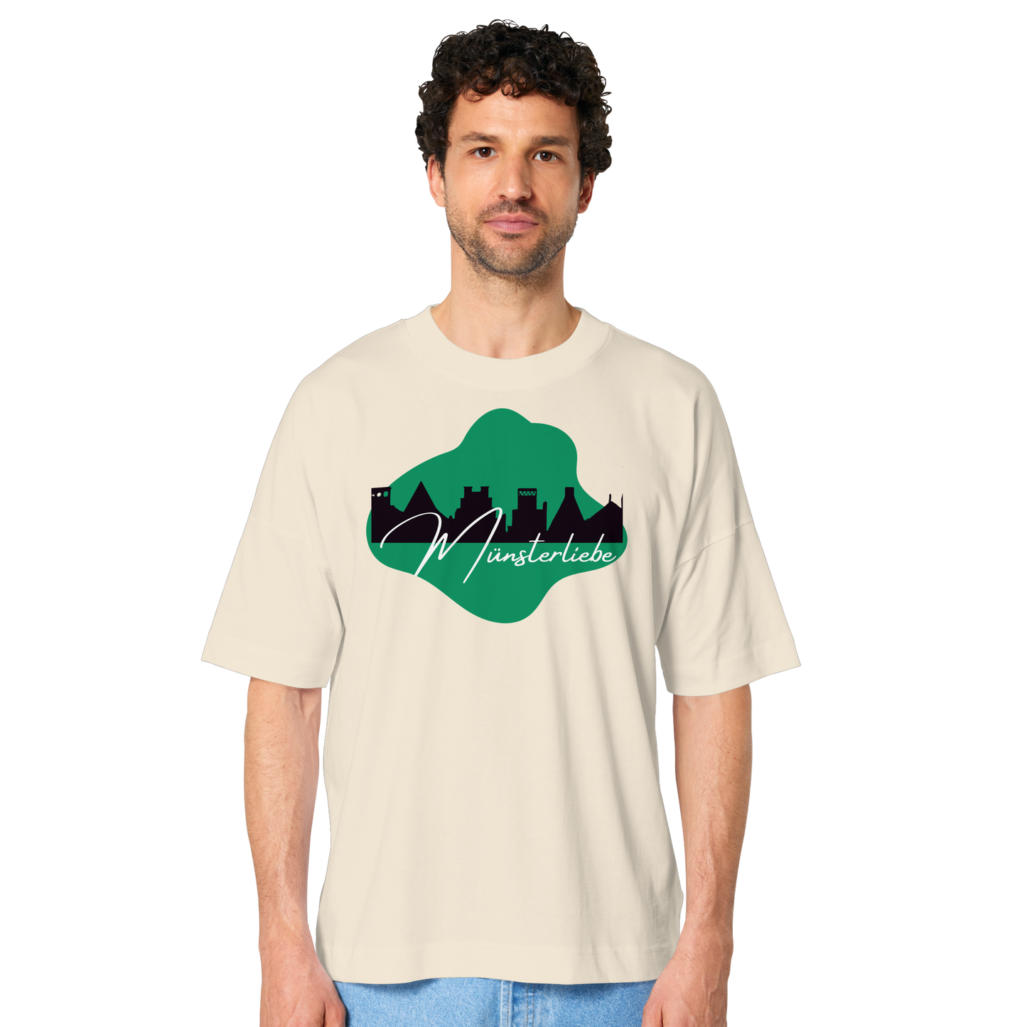 SKYLINEMÜNSTERLIEBE! - Organic Oversize Shirt