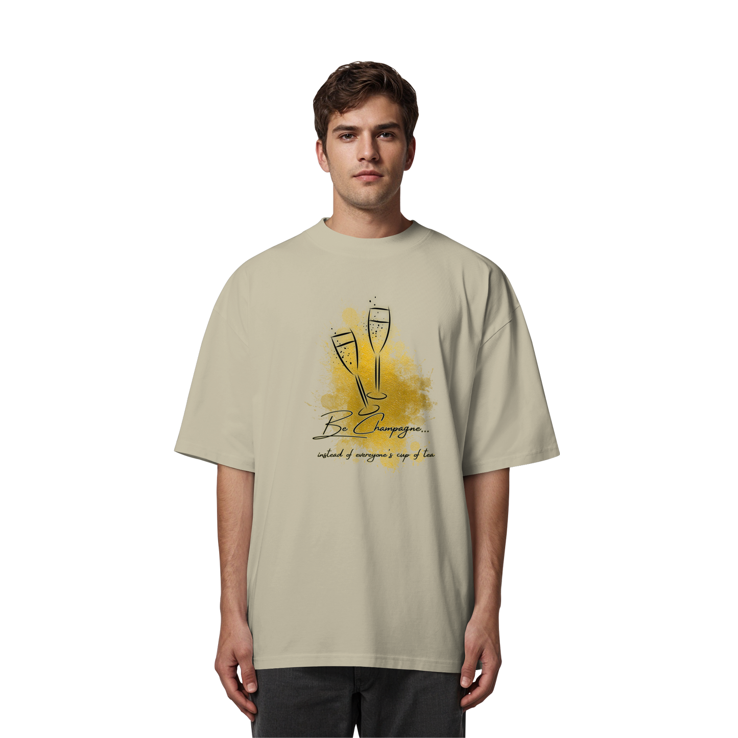 CHAMPAGNE! - Organic Oversize T-Shirt