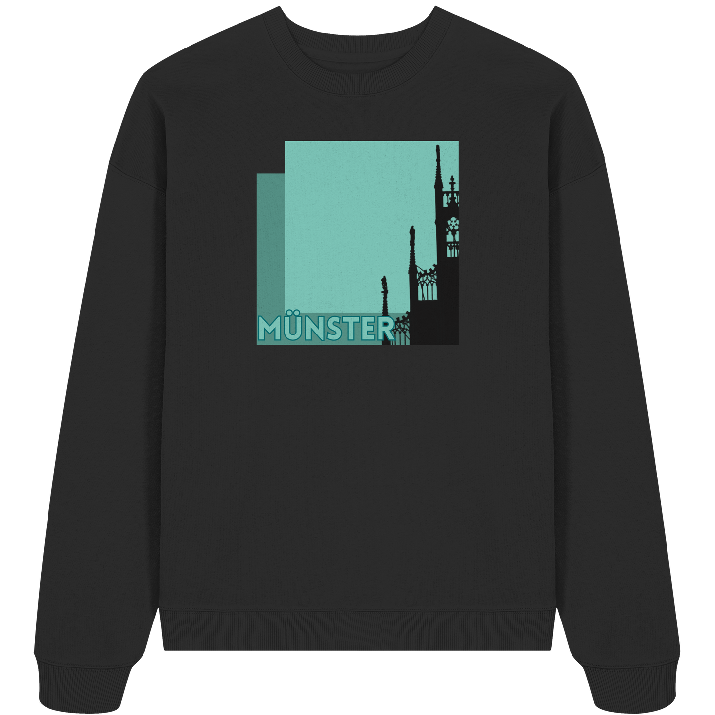MÜNSTER SILHOUETTE! - Organic Oversize Sweatshirt