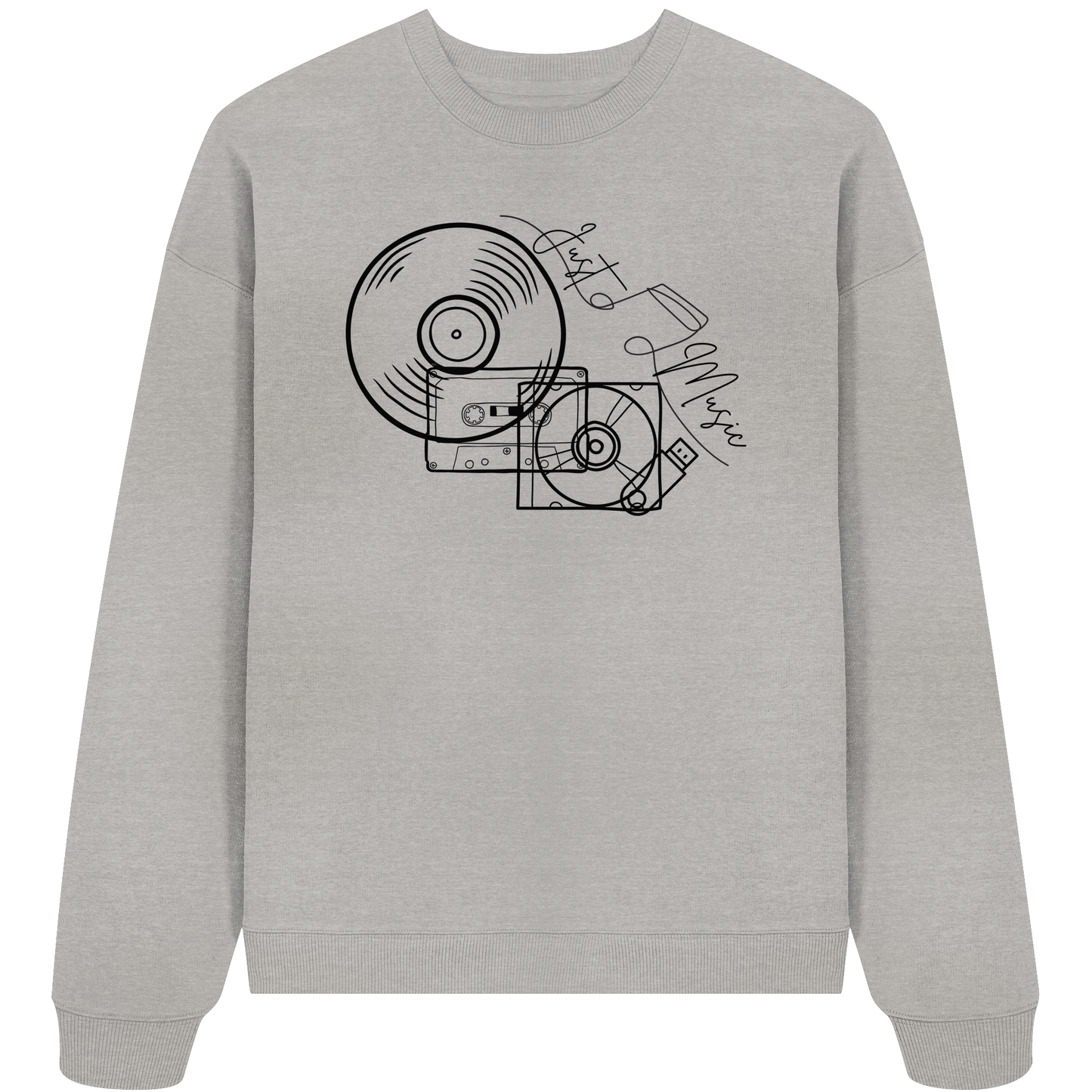 JUSTMUSIC! - Organic Oversize Sweatshirt