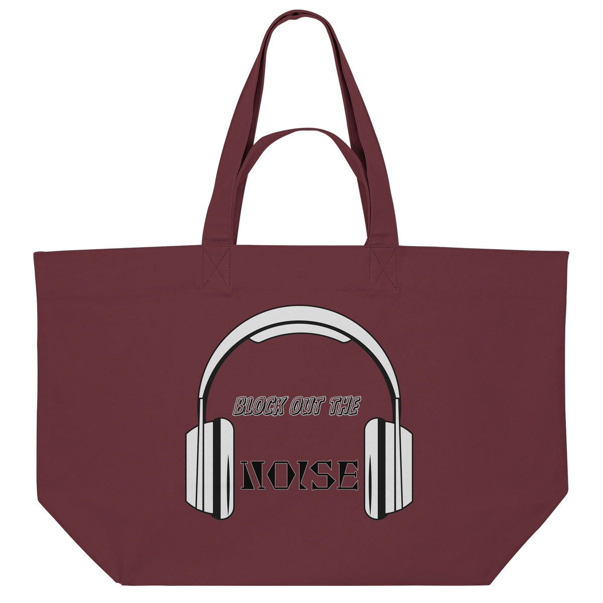 BLOCK OUT THE NOISE! - Organic Shopping Bag