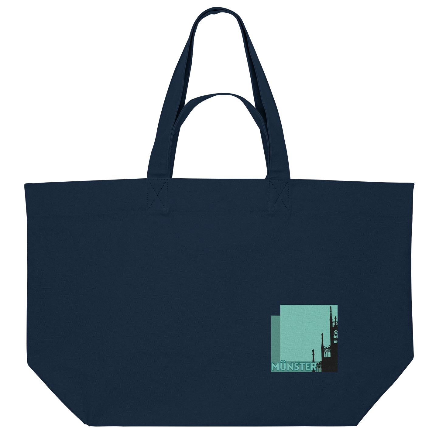 MÜNSTER SILHOUETTE! - Organic Shopping Bag