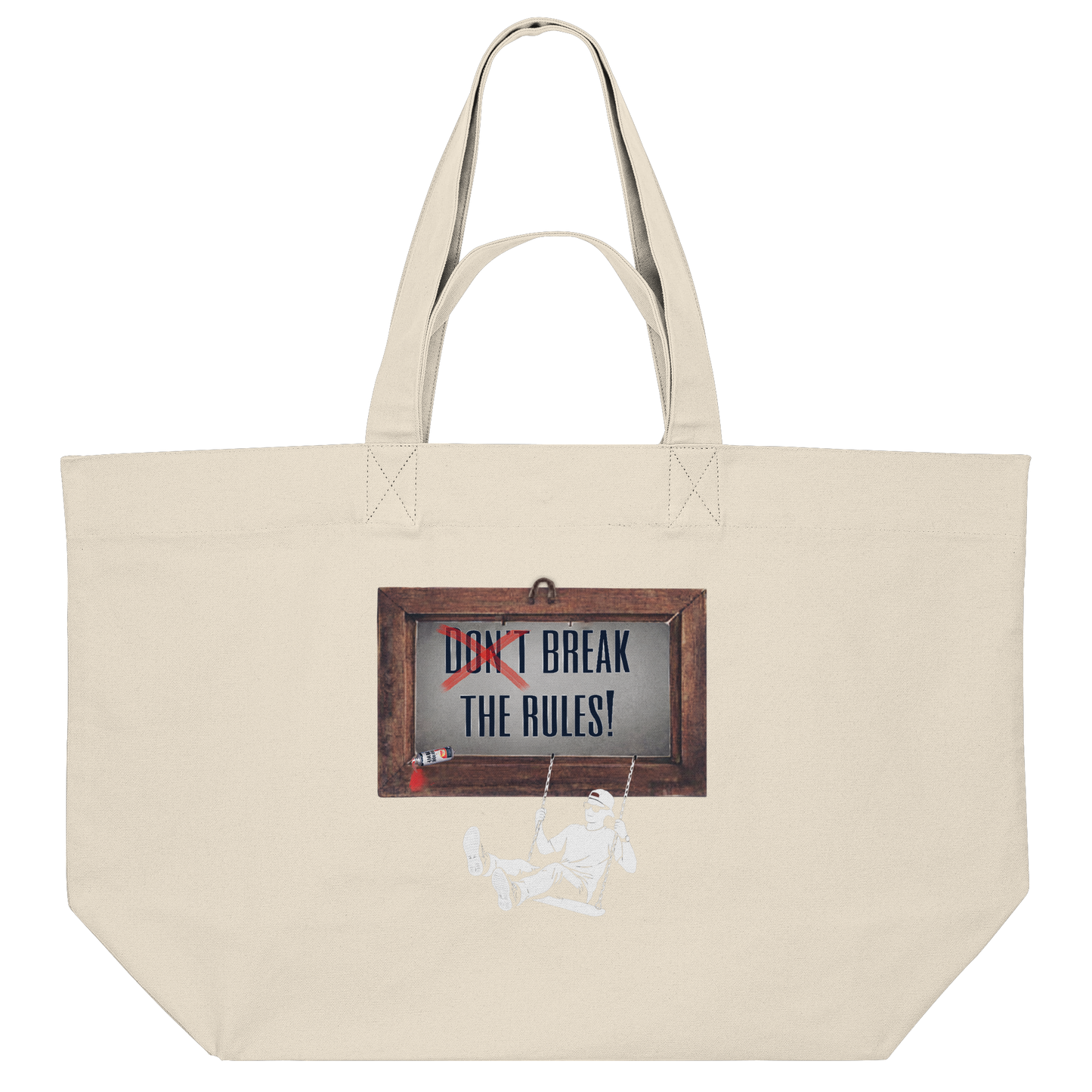 BREAKTHERULES! - Organic Shopping Bag