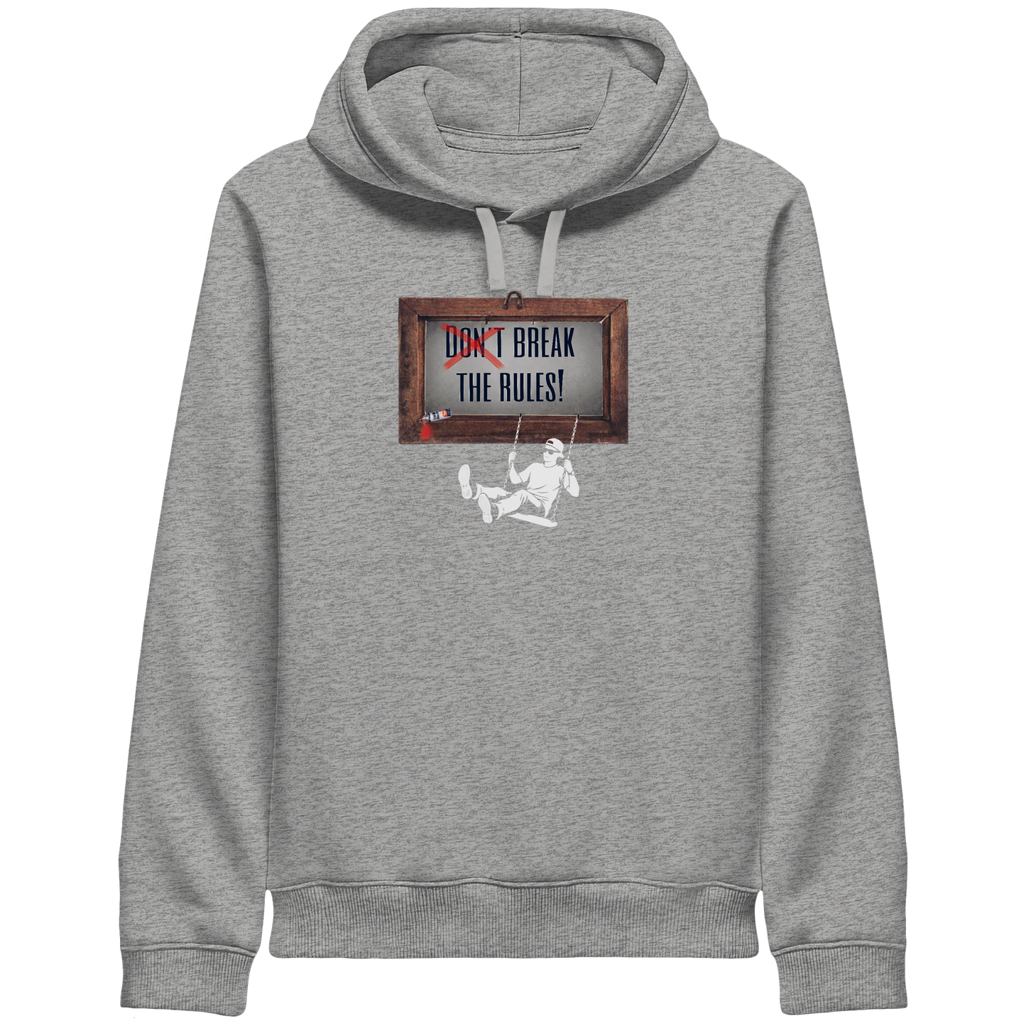 BREAKTHERULES! - Organic Side Pocket Hoodie