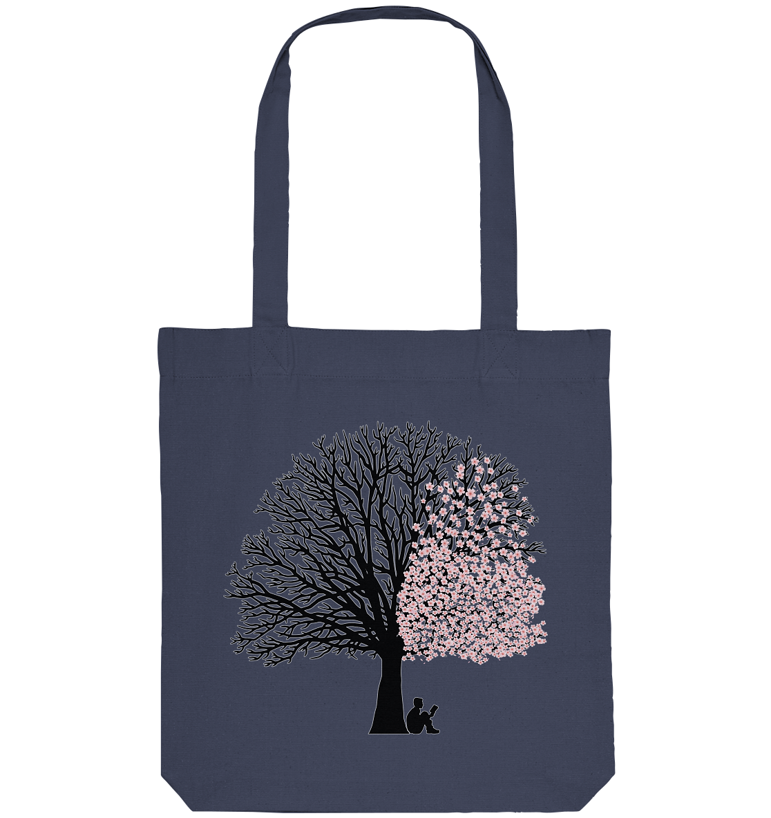 CHERRY BLOSSOM SHADOWS! - Organic Tote Bag