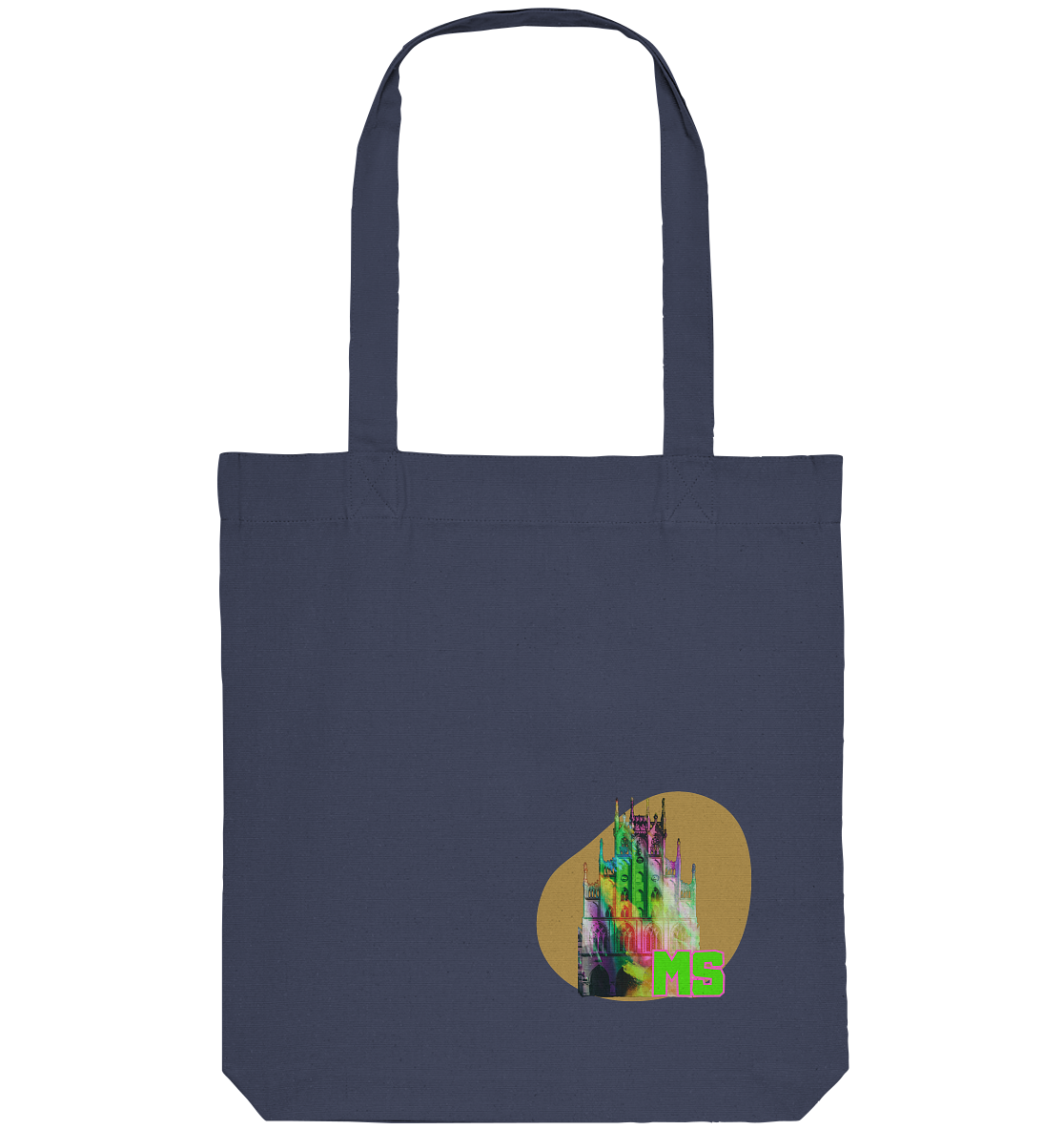 COLORFULTOWNHALL! - Organic Tote Bag