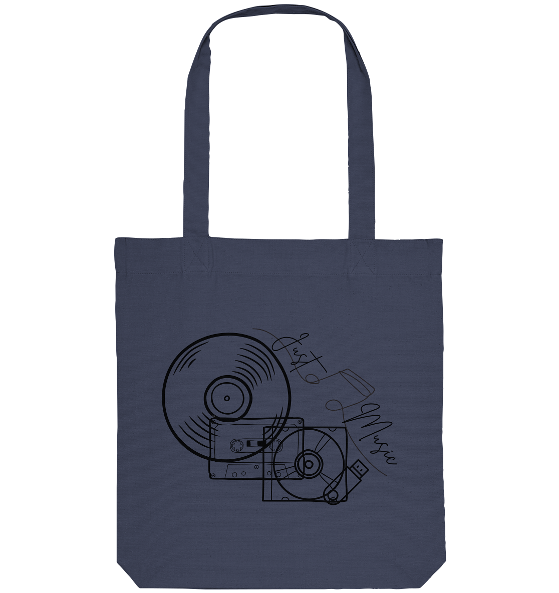 JUSTMUSIC! - Organic Tote Bag