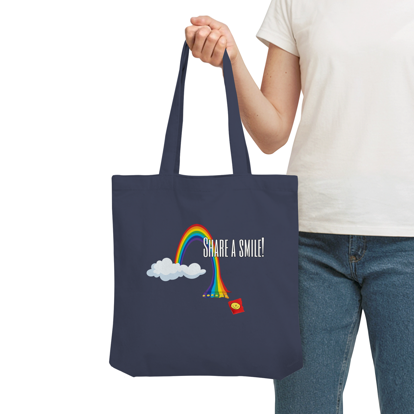 SHAREASMILE! - Organic Tote-Bag