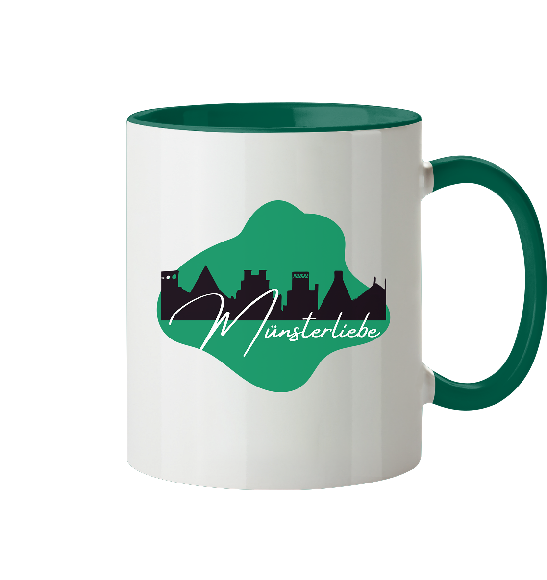 SKYLINEMÜNSTERLIEBE! - Two-tone mug