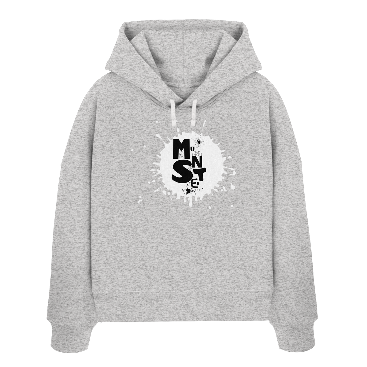 MÜNSTERFLECK! - Womens Organic Boxcut Hoodie