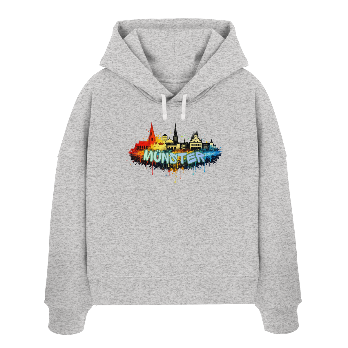 MÜNSTERSPRAY! - Womens Organic Boxcut Hoodie