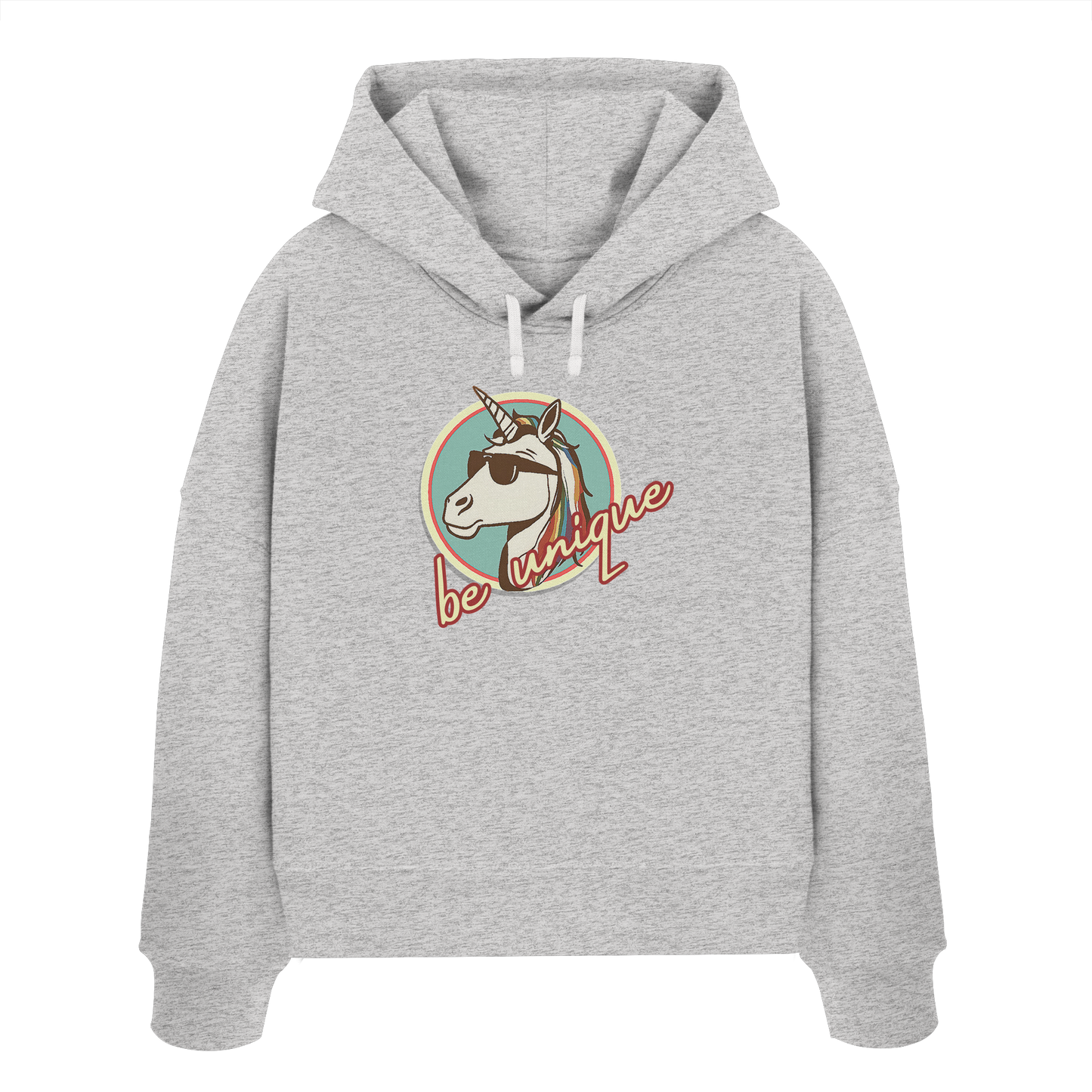 BEUNIQUE! - Womens Organic Boxcut Hoodie
