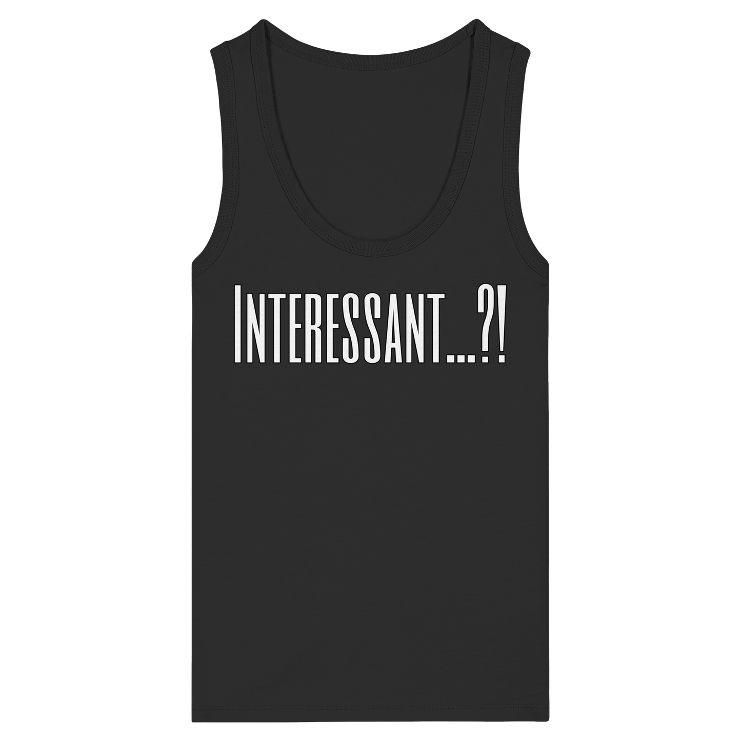 INTERESTING...?! - Women's Organic Fitted Tank Top