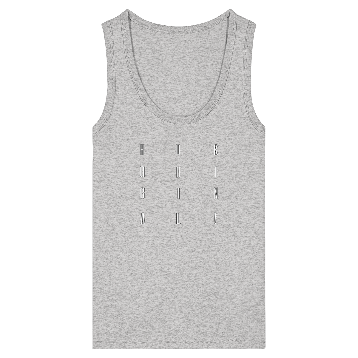 HDKORIGINALSQUARE! - Womens Organic Fitted Tank Top