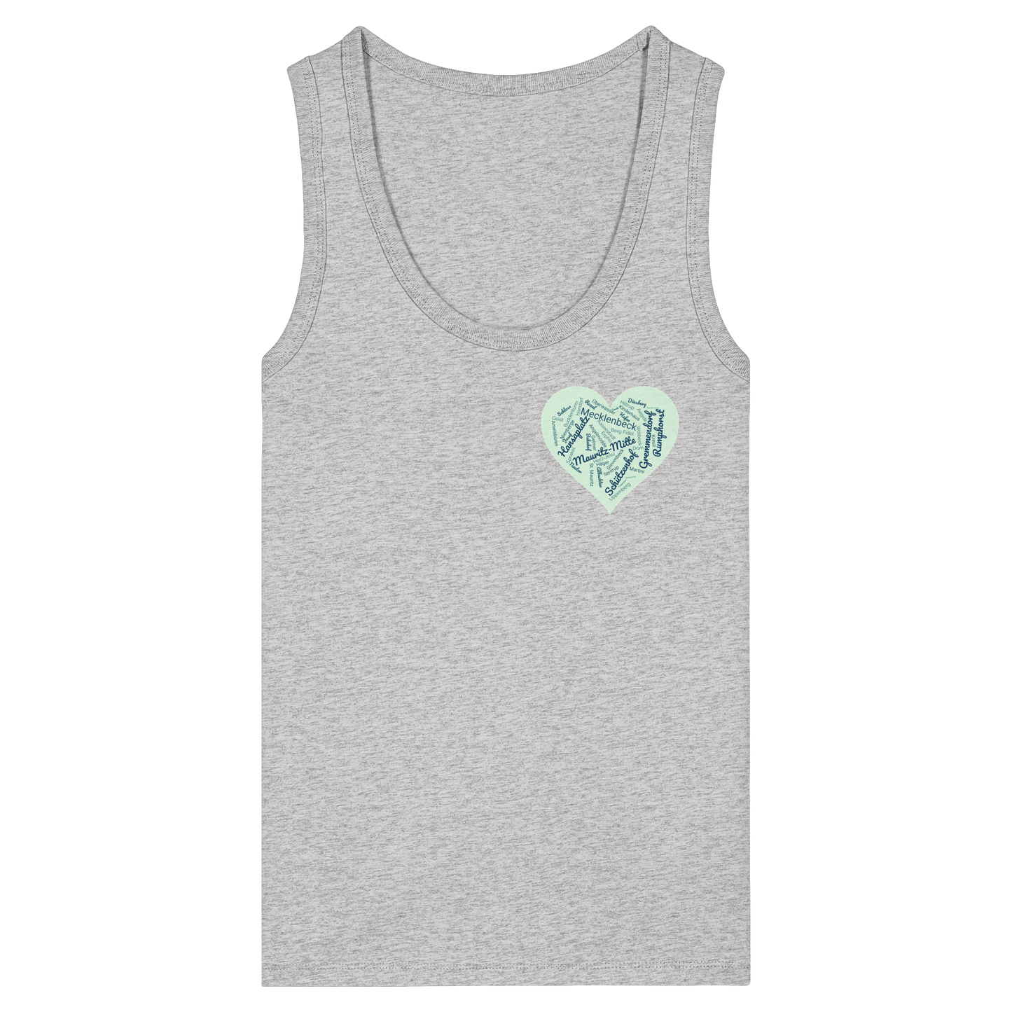 MÜNSTERHERZ! - Women's Organic Fitted Tank Top