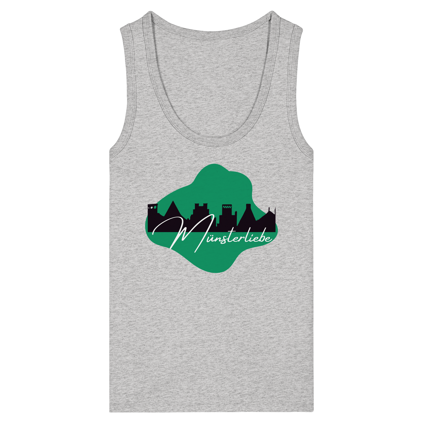 SKYLINEMÜNSTERLIEBE! - Women's Organic Fitted Tank Top