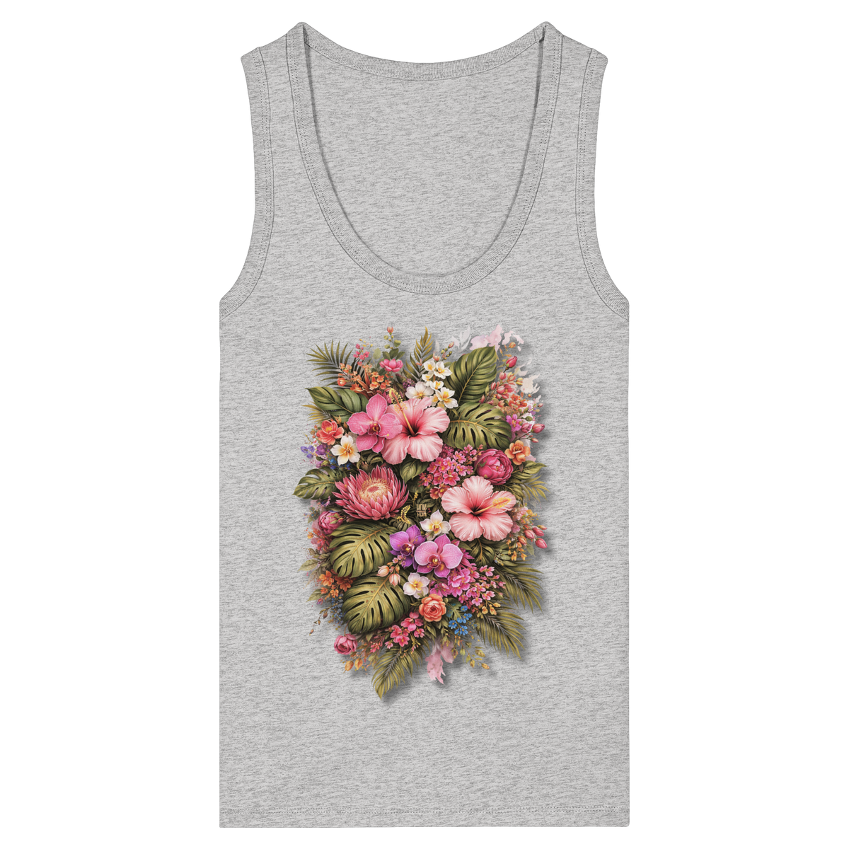 FLOWERPOWER! - Womens Organic Fitted Tank Top