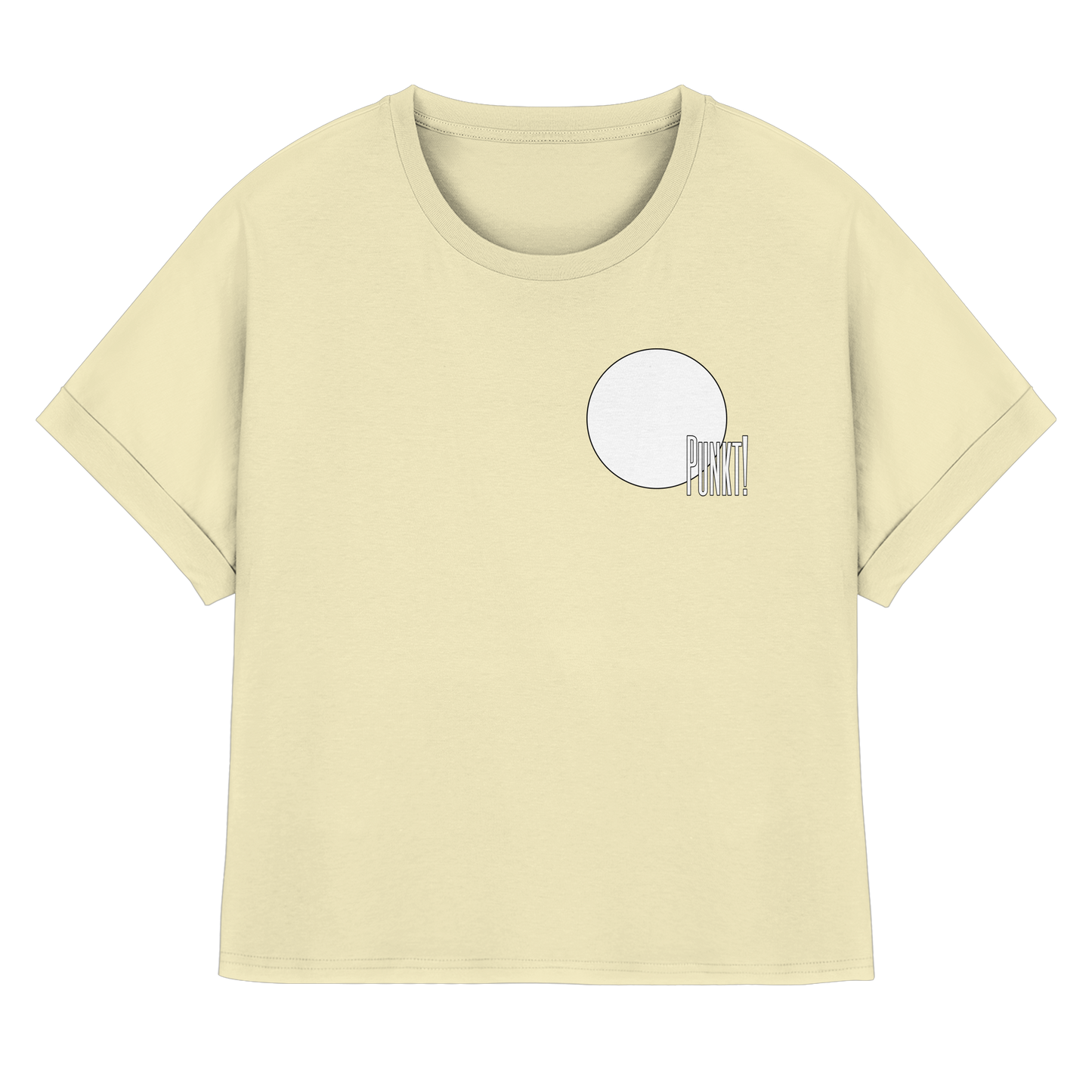 PUNKT! - Womens Organic Rolled Sleeves T-Shirt