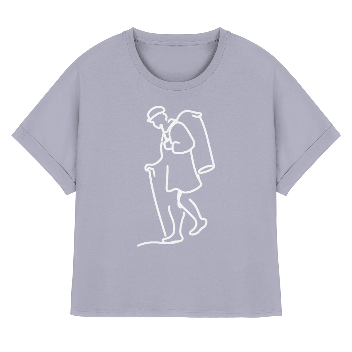 KIEPENKERL! - Womens Organic Rolled Sleeves T-Shirt