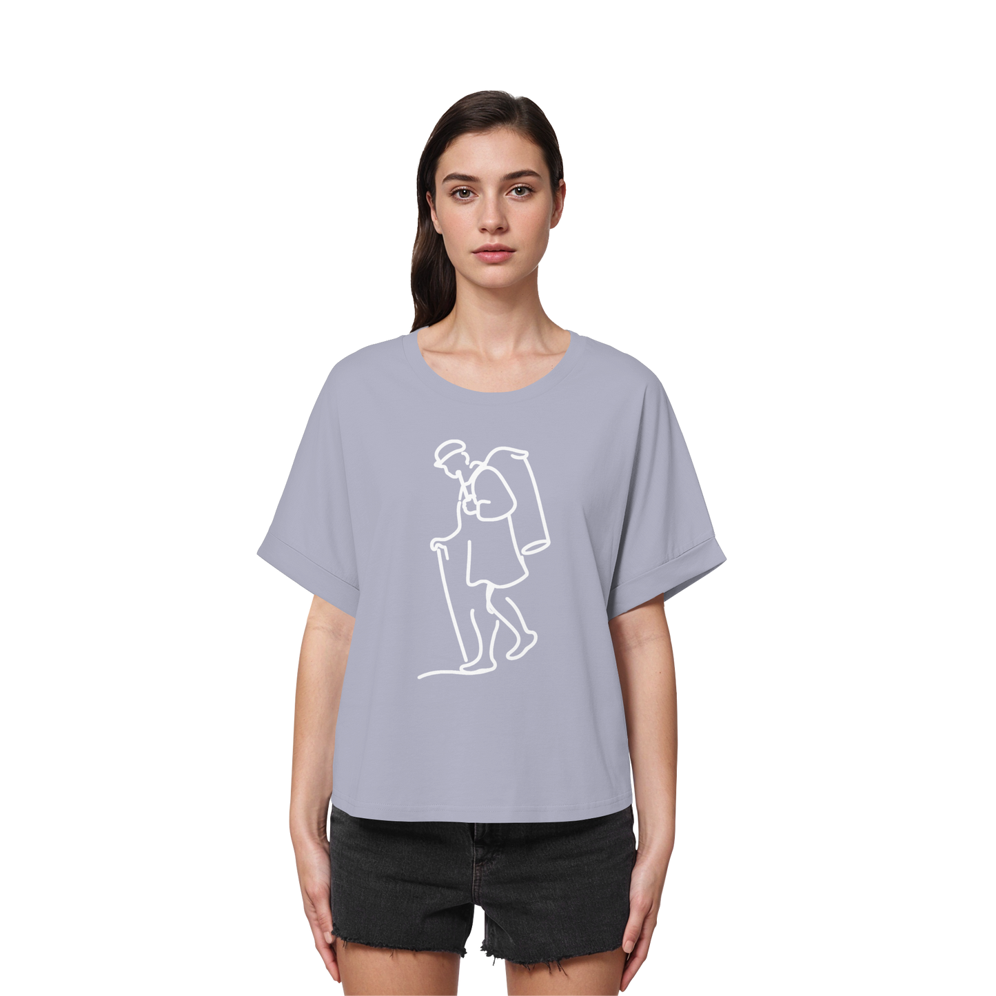 KIEPENKERL! - Women's Organic Rolled-Sleeve T-Shirt