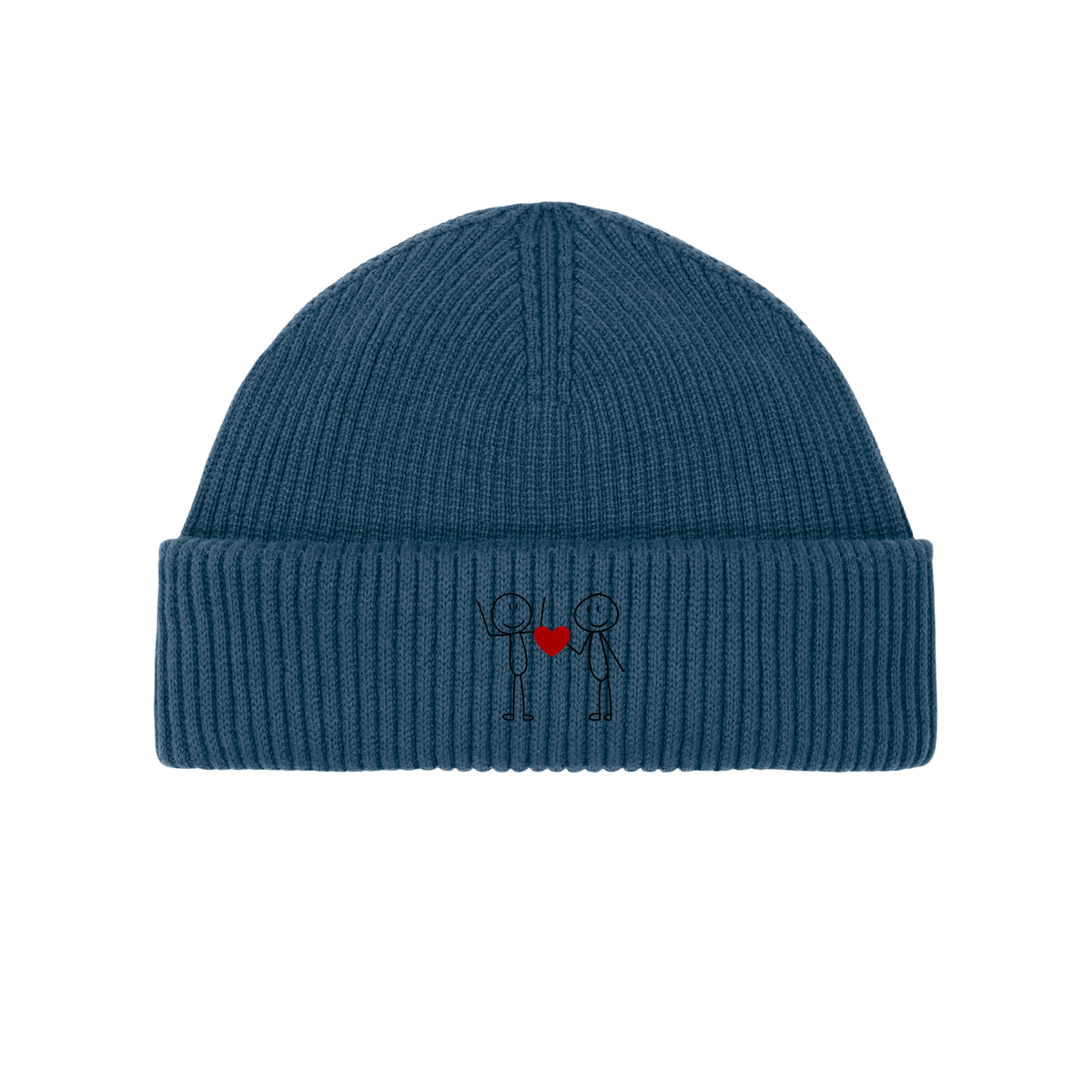 STICKFIGURELOVE!  (Stick) - Organic Fisherman Beanie