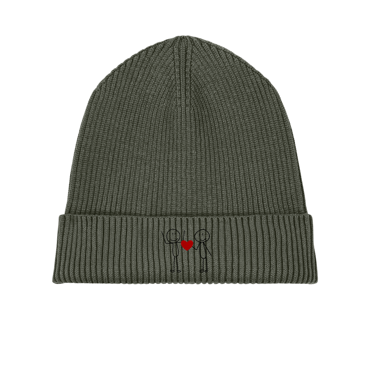 STICKFIGURELOVE!  (Stick) - Organic Fisherman Beanie