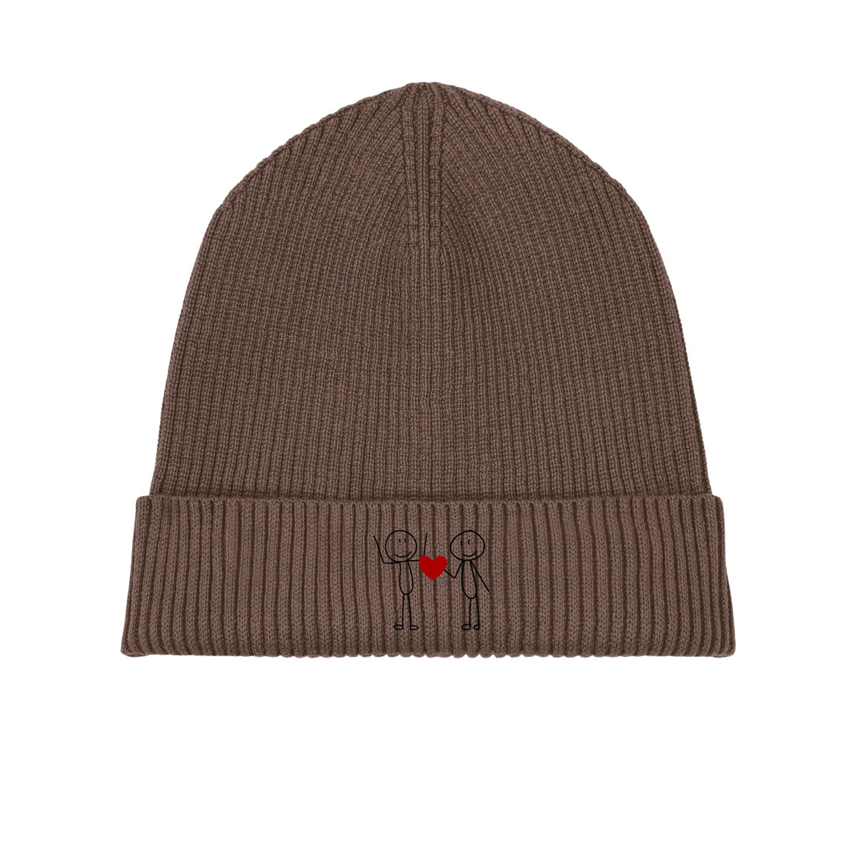 STICKFIGURELOVE!  (Stick) - Organic Fisherman Beanie