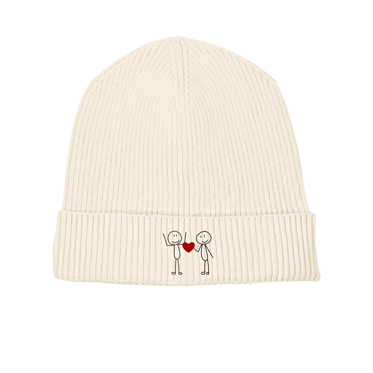 STICKFIGURELOVE!  (Stick) - Organic Fisherman Beanie