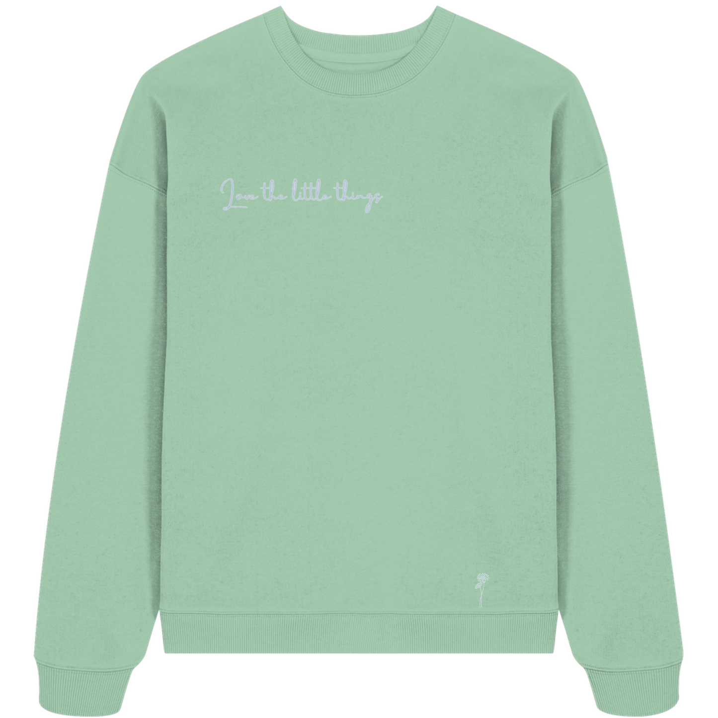 LOVETHELITTLETHINGS! (Stick) - Organic Oversize Sweatshirt